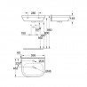 GROHE Euro Ceramic umývadlo 60 x 48 cm, s prepadom, alpská biela 39335000