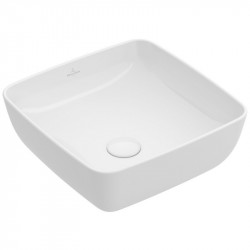 Villeroy & Boch Artis umývadlo na dosku, 41x41 cm, CeramicPlus, alpská biela 417841R1