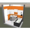 VILLEROY & BOCH Felicity obklad 12,5 x 40 oranžový lesklý s CeramicPlus, 1515FD30