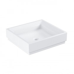 GROHE Cube umývadlo 50 x 47 cm PureGuard, bez prepadu, alpská biela 3948100H - ROZBALENÝ TOVAR