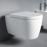 Duravit set WC misa ME by Starck Rimless, sedátko SoftClose, predstenový modul WC SANIT Ineo Plus, tlačítko biele