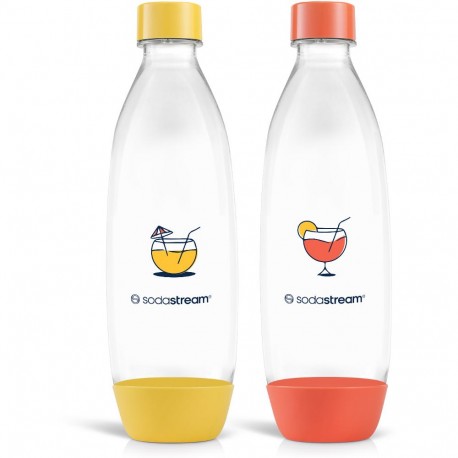 SODASTREAM fuse 2x1l orange/yelw DW-safe