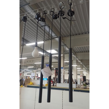 LONDON LIGHT stropné svietidlo TUBE, čierne - POUŽITÝ TOVAR LONDON LIGHT stropné svietidlo TUBE, čierne - POUŽITÝ TOVAR