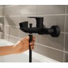 Hansgrohe Rebris E vaňová batéria, matná čierna 72450670 - ROZBALENÝ TOVAR