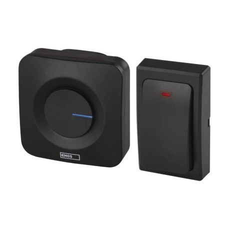 EMOS P5729B zvonček bezdrôtový Black, 3402121000