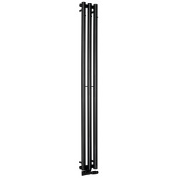 SAPHO PILON radiátor 196x1800mm, so 3 háčikmi, čierna matná IZ128T