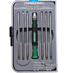 JONNESWAY sada skrutkovačov na jemnú mechaniku
