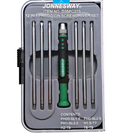JONNESWAY sada skrutkovačov na jemnú mechaniku