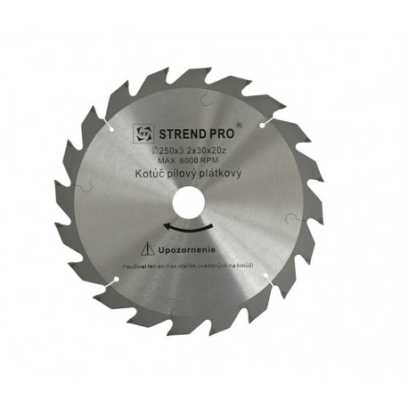 STREND PRO SuperSaw NW 250x3,2x30 20T kotúč pílový na drevo STREND PRO SuperSaw NW 250x3,2x30 20T kotúč pílový na drevo