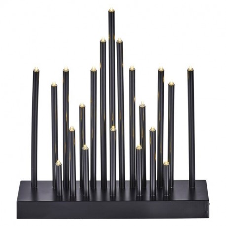 EMOS DCAW04 20LED čierny, 3x AA, WW, IP20