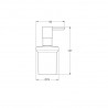 Grohe Essentials dávkovač tekutého mydla kartáčovaný nikel 40394EN1 Grohe Essentials dávkovač tekutého mydla kartáčovaný nikel 40394EN1