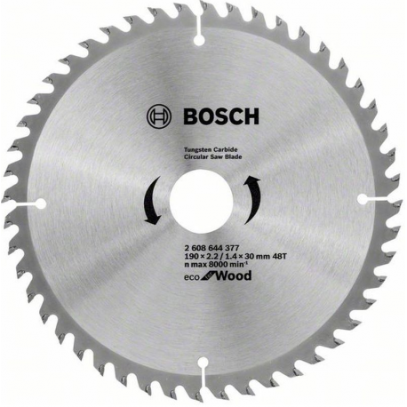 BOSCH 190x2,2x30 48z EcoWood kotúč pílový BOSCH 190x2,2x30 48z EcoWood kotúč pílový