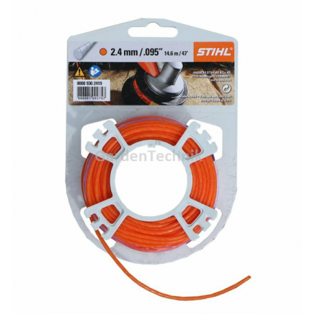 STIHL 2,4mm x 14,6m lanko vyžínacie STIHL 2,4mm x 14,6m lanko vyžínacie