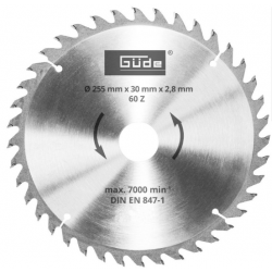 GUDE HM 255x30 60Z kotúč pílový