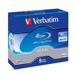 Verbatim BD-R DL 50GB 6x jewel