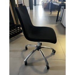 SCAB ZEBRA stolička nohy chróm, čierna, POP 2643 T4 55 - POUŽITÝ TOVAR