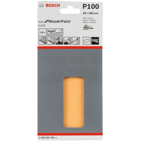 BOSCH 93x186 z100/10ks brusivo