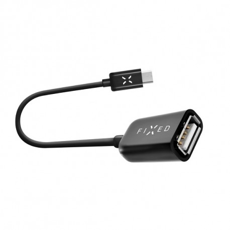 Redukcia FIXED pre mobilné telefóny a tablety . USB Type-C OTG čierna