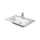 DURAVIT ME By Starck 83 x 49 cm nábytkové umývadlo s prepadom, biele 2336830000