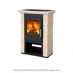 kachle krbové BORGHOLM keramické-capucino