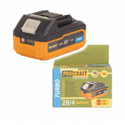 PROCRAFT 20/4 TURBO 20V Li-ion 4000mAh akumulátor