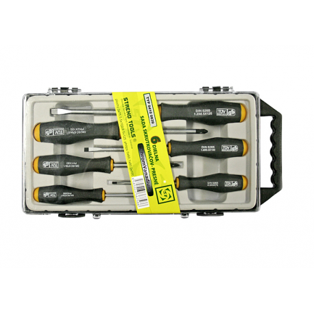 STREND PRO SD0641, 6 dielna, ploché + Phillips sada skrutkovačov