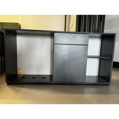 Skrinka 140,50 x 35 x 71 cm antracit, SKRINKAPT05 - POUŽITÝ TOVAR