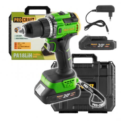PROCRAFT PA18LiH-1B-C skrutkovač akku