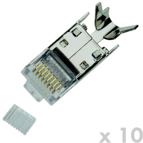 Datacom Plug STP CAT7(6A) 8p8c- RJ45 drôt (10 ks)