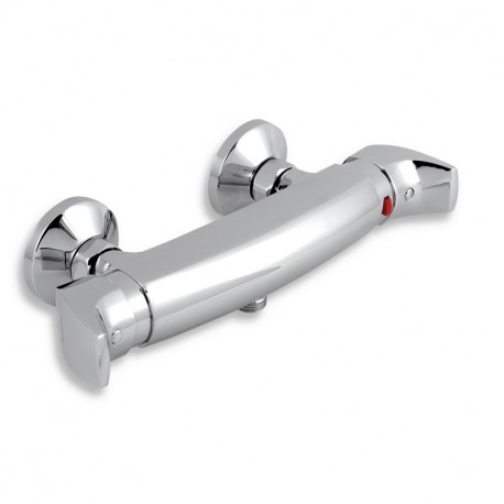 NOVASERVIS Metalia 57 nastenná sprchová termostatická batéria chróm 57960/1,0