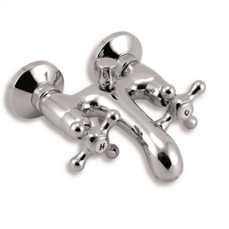 NOVASERVIS TITANIA RETRO II vaňová nastenná batéria bez príslušenstva 100mm chróm 99124/1,0