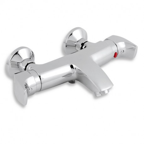 NOVASERVIS Metalia 57 nastenná vaňová termostatická batéria chróm 57920/1,0