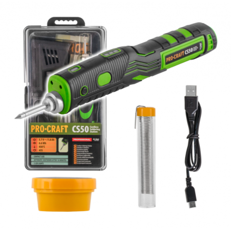 PROCRAFT CS50 spájkovačka akku