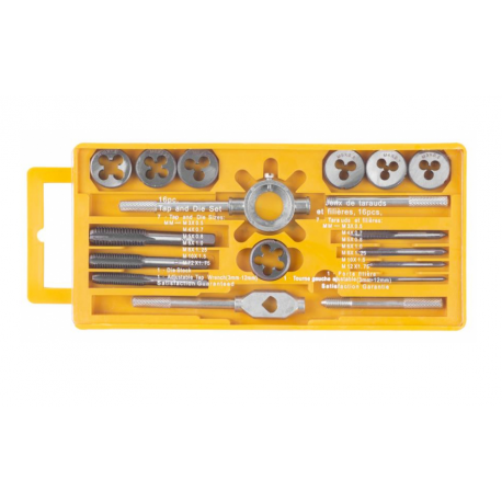 STREND PRO SX1016 sada závitníkov a závitových očiek 16 dielna