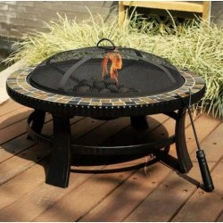 Ohnisko oceľové s obkladom 76cm pevné SKVELER