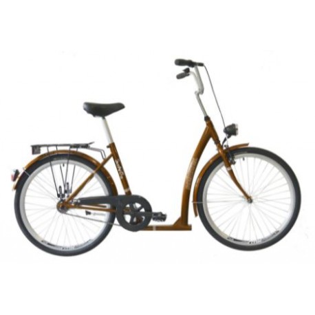 Mestský bicykel KENZEL SITNGO 1 sp Brown 26" 2026