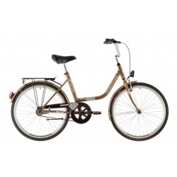 Mestský bicykel KENZEL LORETA brown 24" 2026