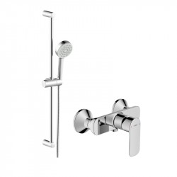HANSA Basic set pre sprchu - sprchová batéria + sprchový set s ručnou sprchou a tyčou 70cm, chróm
