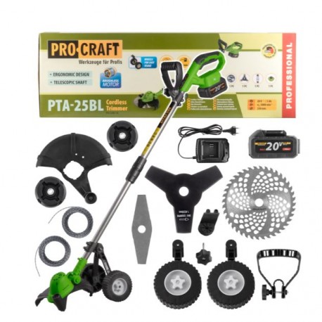 PROCRAFT PTA 25 BL vyžínač akumulátorový