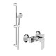 HANSA Basic set pre sprchu - sprchová batéria + sprchový set s ručnou sprchou a tyčou 70cm, chróm