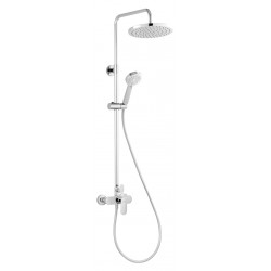 Novaservis Ferro Talassa - Sprchový set s batériou, priemer 25 cm, 3 prúdy, chróm NP87-BAL7U