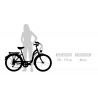 Mestský bicykel KENZEL LORETA black 2026